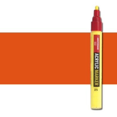 Material Bellas Artes - Pintura - Rotulador acrilico Amsterdam color bermellon 311 (4 mm.) | totenart.com