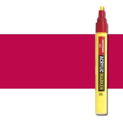 Material Bellas Artes - Pintura - Rotulador acrilico Amsterdam color rosa quinacridona 366 (4 mm.) | totenart.com