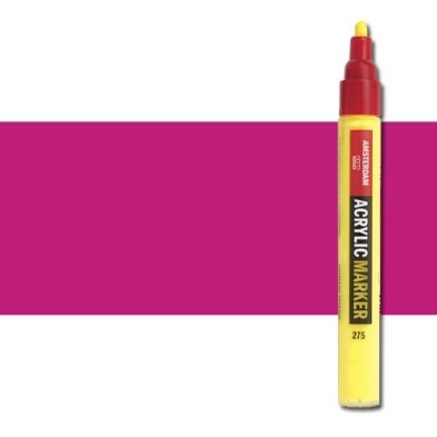 Material Bellas Artes - Pintura - Rotulador acrilico Amsterdam color Violeta Rojo Permanente Claro 577 (4 mm.) | totenart.com