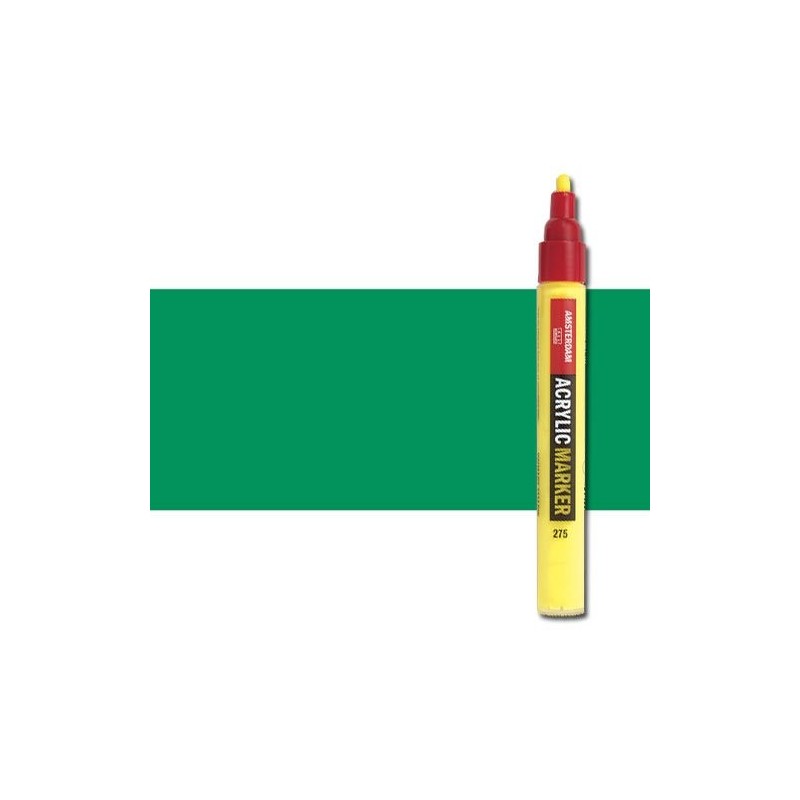 Material Bellas Artes - Pintura - Rotulador acrilico Amsterdam color Verde Paolo Verones 615 (4 mm.) | totenart.com