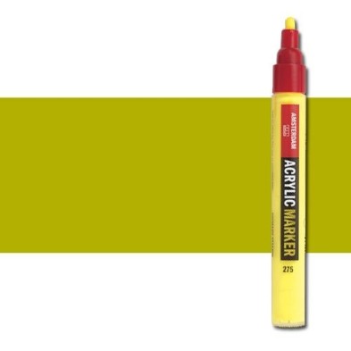 Material Bellas Artes - Pintura - Rotulador acrilico Amsterdam color Verde Oliva Claro 621 (4 mm.) | totenart.com