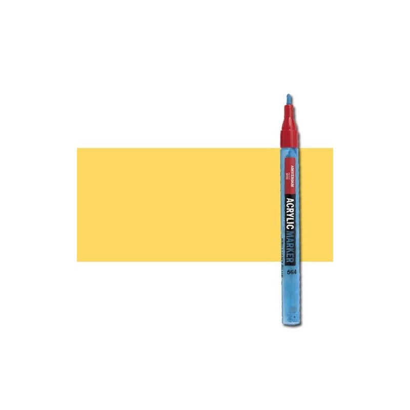 Material Bellas Artes - Pintura - Rotulador acrilico Amsterdam color Amarillo Napoles Oscuro 223 (2 mm.) | totenart.com