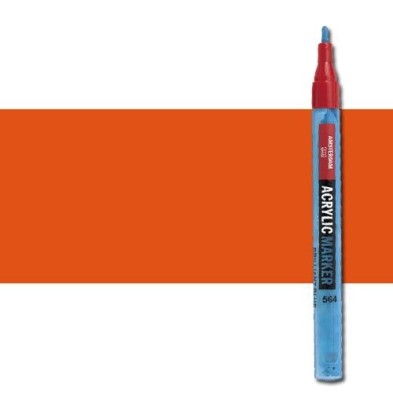 Material Bellas Artes - Pintura - Rotulador acrilico Amsterdam color Bermellon 311 (2 mm.) | totenart.com