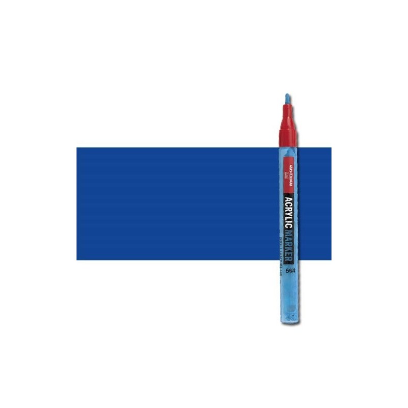 Material Bellas Artes - Pintura - Rotulador acrilico Amsterdam color Azul Ultramar 504 (2 mm.) | totenart.com