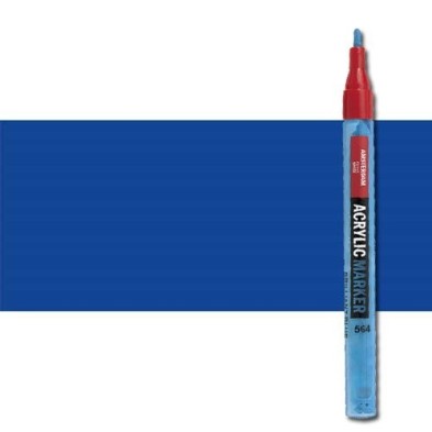 Material Bellas Artes - Pintura - Rotulador acrilico Amsterdam color Azul Ultramar 504 (2 mm.) | totenart.com