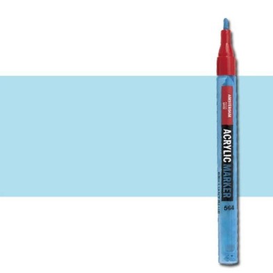Material Bellas Artes - Pintura - Rotulador acrilico Amsterdam color Azul Celeste Claro 551 (2 mm.) | totenart.com