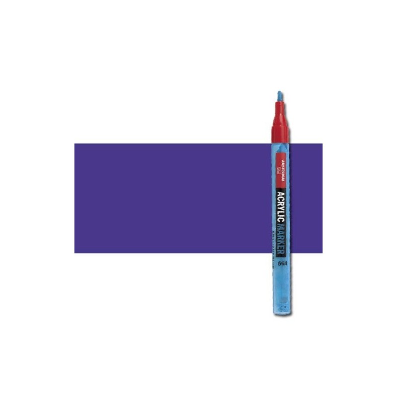Material Bellas Artes - Pintura - Rotulador acrilico Amsterdam color Azul Ultramar Violeta 507 (2 mm.) | totenart.com