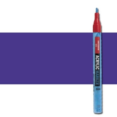 Material Bellas Artes - Pintura - Rotulador acrilico Amsterdam color Azul Ultramar Violeta 507 (2 mm.) | totenart.com