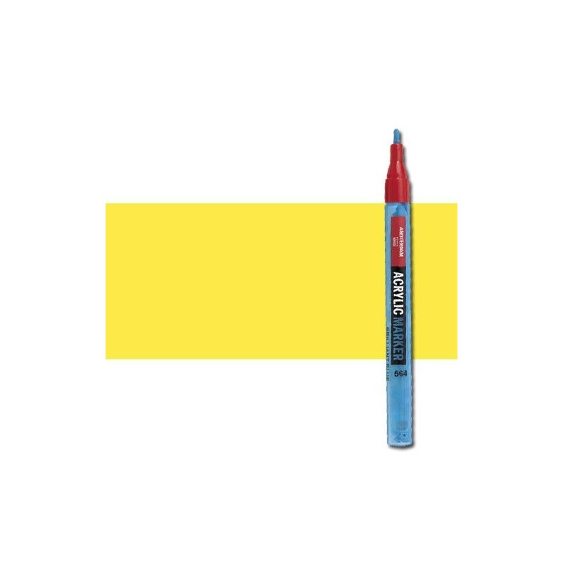 Material Bellas Artes - Pintura - Rotulador acrilico Amsterdam color Amarillo Reflex 256 (2 mm.) | totenart.com