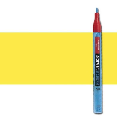 Material Bellas Artes - Pintura - Rotulador acrilico Amsterdam color Amarillo Reflex 256 (2 mm.) | totenart.com