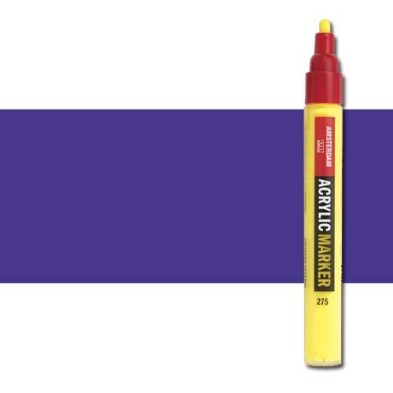 Material Bellas Artes - Pintura - Rotulador acrilico Amsterdam color Azul Ultramar Violeta 507 (4 mm.) | totenart.com