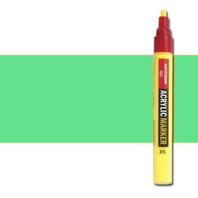 Material Bellas Artes - Pintura - Rotulador acrilico Amsterdam color Verde Reflex 672 (4 mm.) | totenart.com