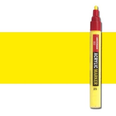 Material Bellas Artes - Pintura - Rotulador acrilico Amsterdam color amarillo reflex 256 (4 mm.) | totenart.com