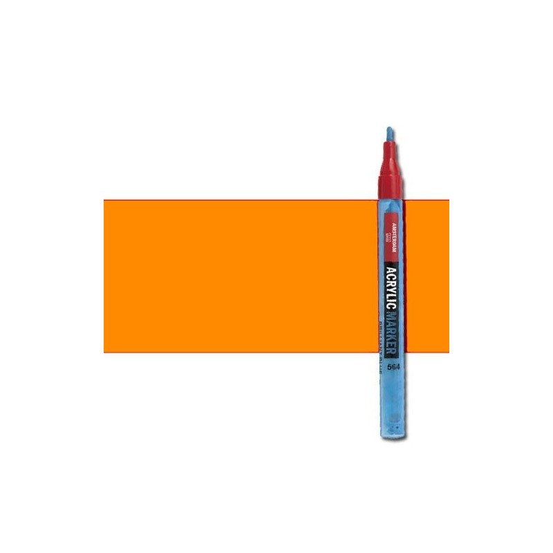Material Bellas Artes - Pintura - Rotulador acrilico Amsterdam color Anaranjado Reflex 257 (2 mm.) | totenart.com