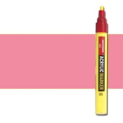 Material Bellas Artes - Pintura - Rotulador acrilico Amsterdam color rosa reflex 384 (4 mm.) | totenart.com