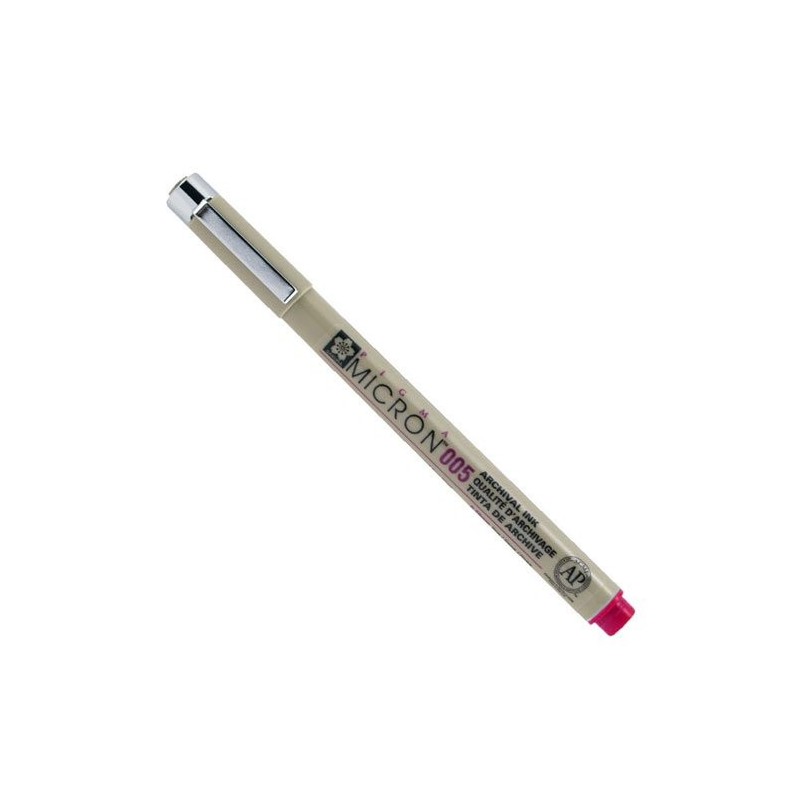 Material Bellas Artes - Pintura - Rotulador ROJO Pigma Micron Sakura 05, 0.45 mm. | totenart.com