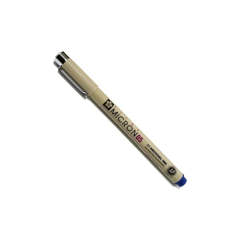 Material Bellas Artes - Pintura - Rotulador AZUL Pigma Micron Sakura 05, 0.45 mm. | totenart.com
