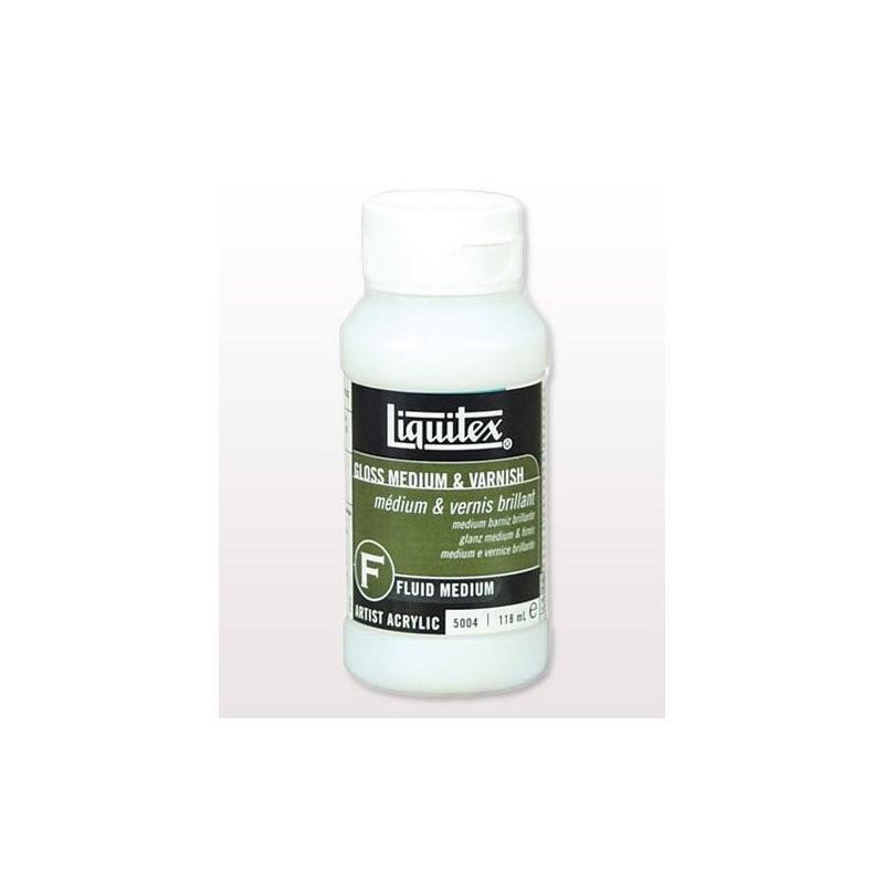 Material Bellas Artes - Pintura - Medium Barniz Brillante, Liquitex 118 ml. | totenart.com