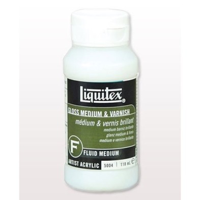 Material Bellas Artes - Pintura - Medium Barniz Brillante, Liquitex 118 ml. | totenart.com