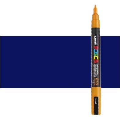 Material Bellas Artes - Pintura - Rotulador Posca Azul (300) PC3M, punta redonda (0.9-1.3 mm.) | totenart.com