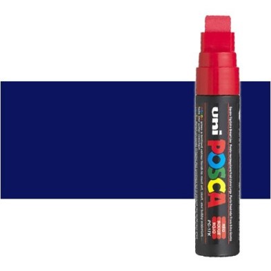 Material Bellas Artes - Pintura - Rotulador Posca Azul (300) PC17K, punta biselada (15 mm.) | totenart.com