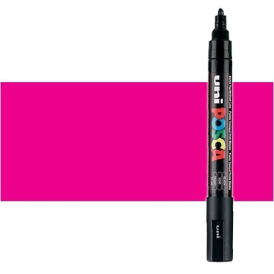Material Bellas Artes - Pintura - Rotulador Posca Rosa (600) PC5M, punta redonda (1.8-2.5 mm.) | totenart.com