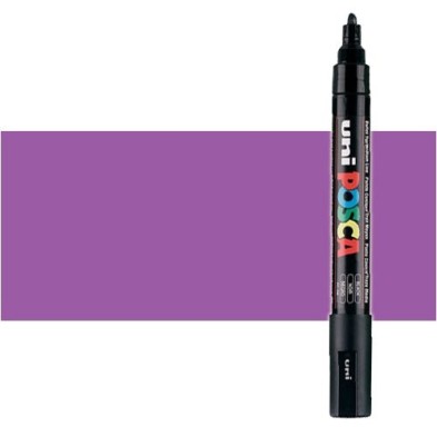 Material Bellas Artes - Pintura - Rotulador Posca Violeta (800) PC5M, punta redonda (1.8-2.5 mm.) | totenart.com