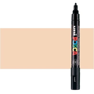 Material Bellas Artes - Pintura - Rotulador Posca Beige (1010) PC5M, punta redonda (1.8-2.5 mm.) | totenart.com
