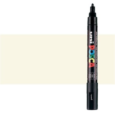 Material Bellas Artes - Pintura - Rotulador Posca Marfil (1410) PC5M, punta redonda (1.8-2.5 mm.) | totenart.com