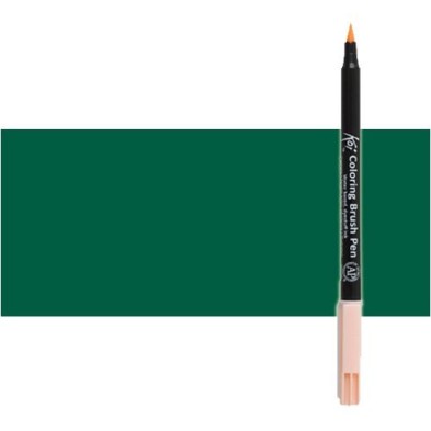 Material Bellas Artes - Pintura - Rotulador Verde viridiano Koi Sakura al agua con punta pincel  | totenart.com