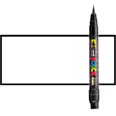 Material Bellas Artes - Pintura - Rotulador Posca Blanco (1400) PCF35, punta pincel | totenart.com