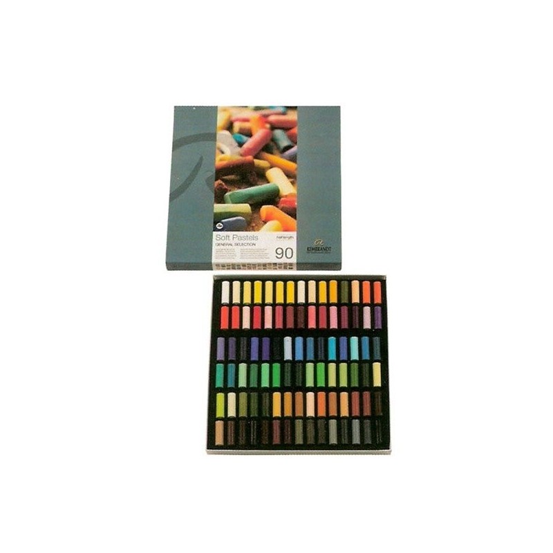 Material Bellas Artes – pintura-y-dibujo - Caja pastel Rembrandt 90 medios colores, Seleccion General | totenart.com