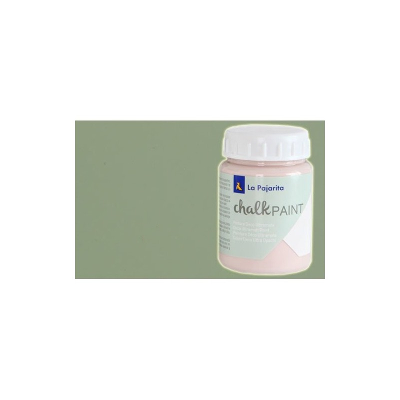 Material Bellas Artes - Pintura - Pintura tiza Verde bambú La Pajarita (75ml.) | totenart.com