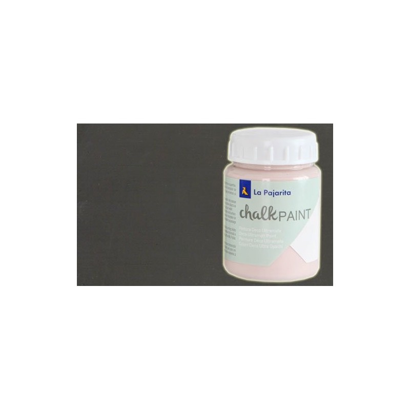 Material Bellas Artes - Pintura - Pintura tiza Casi negro La Pajarita (75ml.) | totenart.com