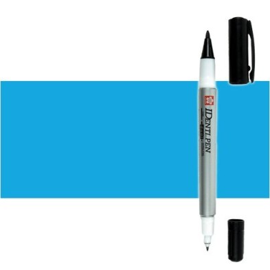 Material Bellas Artes - Pintura - Rotulador IDenti pen Sakura Azul 2 puntas | totenart.com