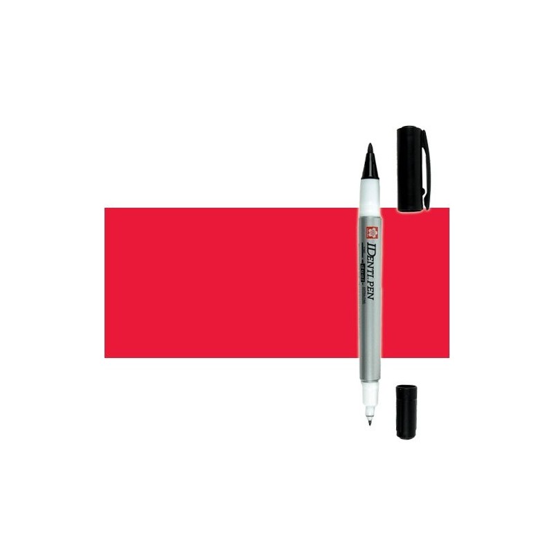Material Bellas Artes - Pintura - Rotulador IDenti pen Sakura Rojo 2 puntas | totenart.com