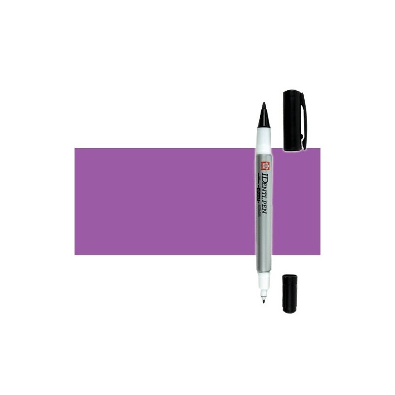 Material Bellas Artes - Pintura - Rotulador IDenti pen Sakura Violeta 2 puntas | totenart.com