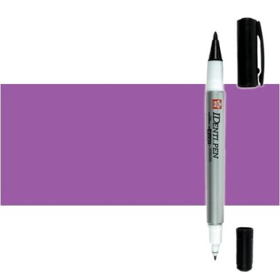 Material Bellas Artes - Pintura - Rotulador IDenti pen Sakura Violeta 2 puntas | totenart.com