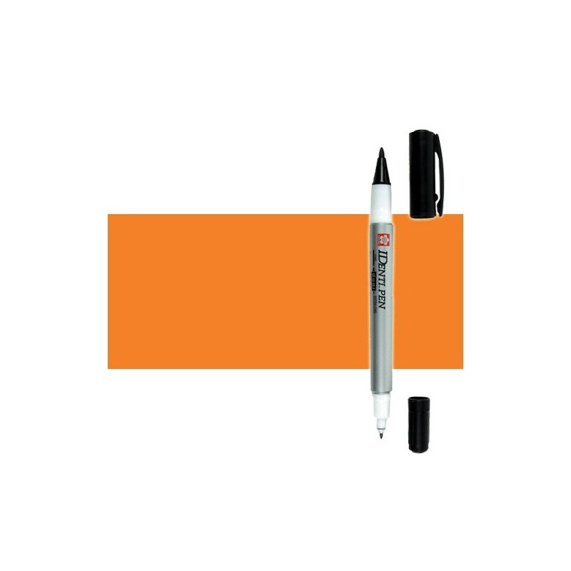 Material Bellas Artes - Pintura - Rotulador IDenti pen Sakura Naranja 2 puntas | totenart.com