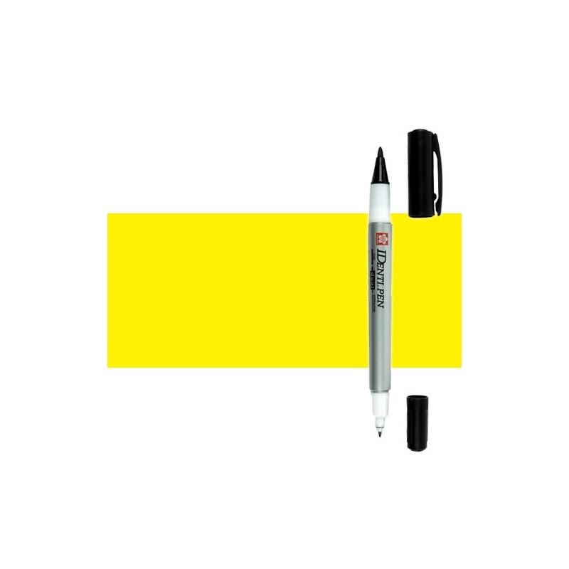 Material Bellas Artes - Pintura - Rotulador IDenti pen Sakura Amarillo 2 puntas | totenart.com