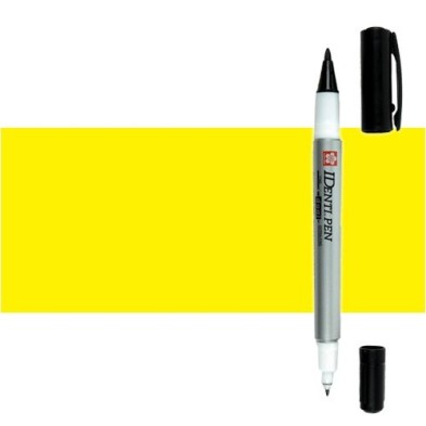 Material Bellas Artes - Pintura - Rotulador IDenti pen Sakura Amarillo 2 puntas | totenart.com