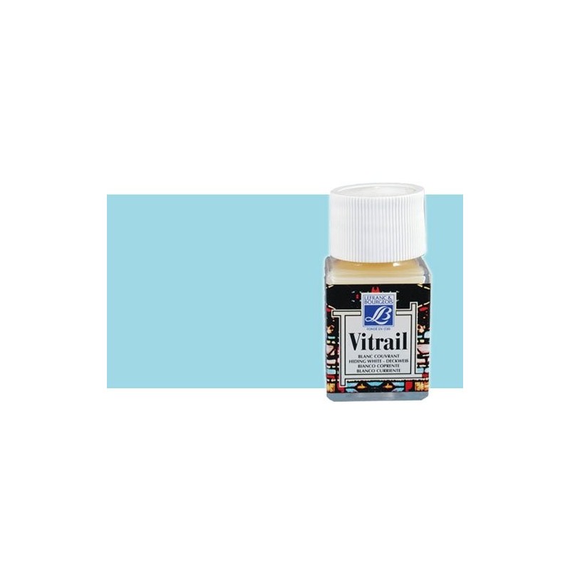\nMaterial Bellas Artes - Pintura - Pintura Cristal Azul cielo Vitrail Lefranc, 50 ml.-028 | totenart.com