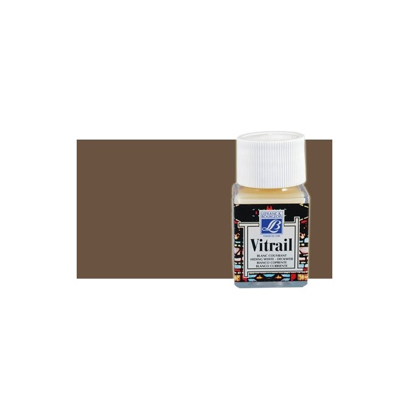 \nMaterial Bellas Artes - Pintura - Pintura Cristal Marron oscuro Vitrail Lefranc, 50 ml.-102 | totenart.com