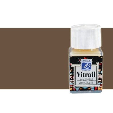 \nMaterial Bellas Artes - Pintura - Pintura Cristal Marron oscuro Vitrail Lefranc, 50 ml.-102 | totenart.com