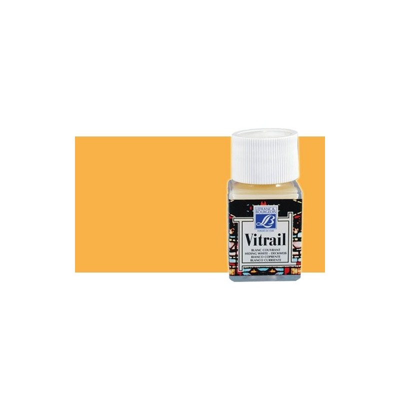 \nMaterial Bellas Artes - Pintura - Pintura Cristal Amarillo anaranjado Vitrail Lefranc, 50 ml.-231 | totenart.com