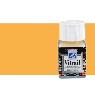 \nMaterial Bellas Artes - Pintura - Pintura Cristal Amarillo anaranjado Vitrail Lefranc, 50 ml.-231 | totenart.com