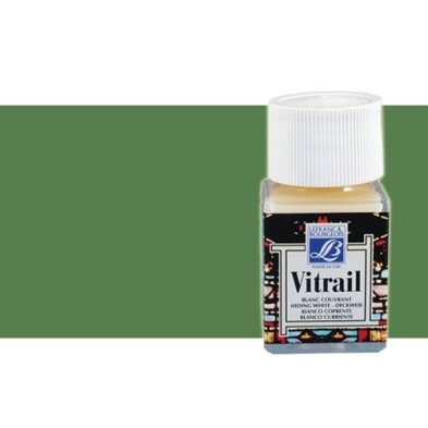 \nMaterial Bellas Artes - Pintura - Pintura Cristal Verde Oliva Vitrail Lefranc, 50 ml.-541 | totenart.com