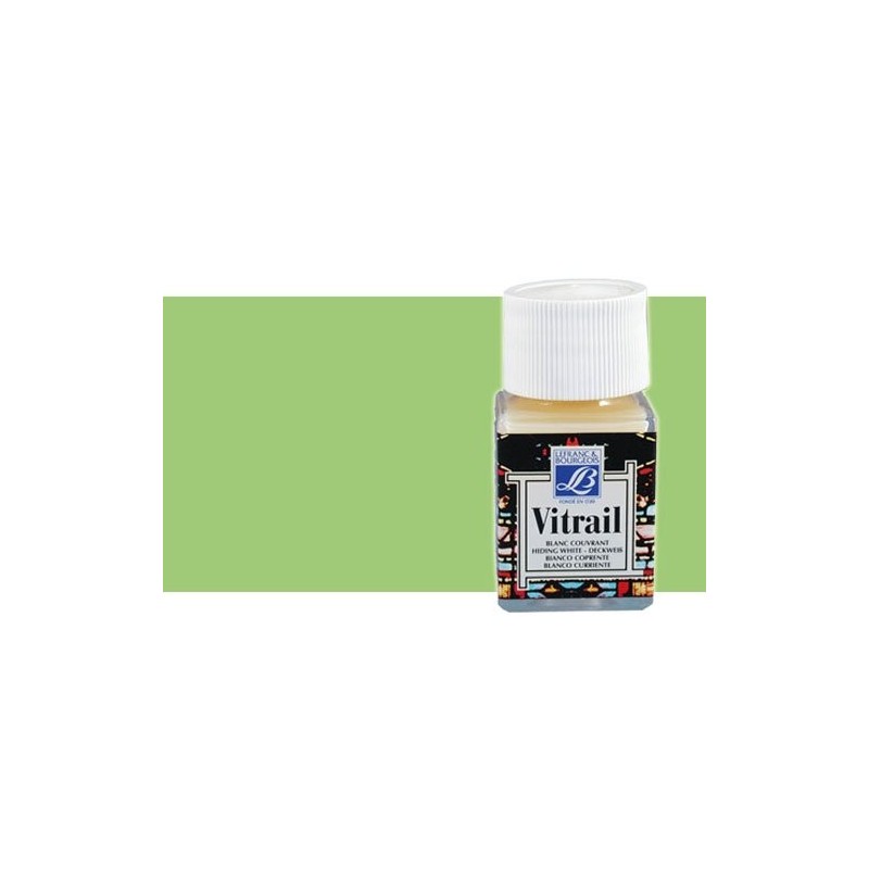 \nMaterial Bellas Artes - Pintura - Pintura Cristal Verde Claro Vitrail Lefranc, 50 ml.-556 | totenart.com