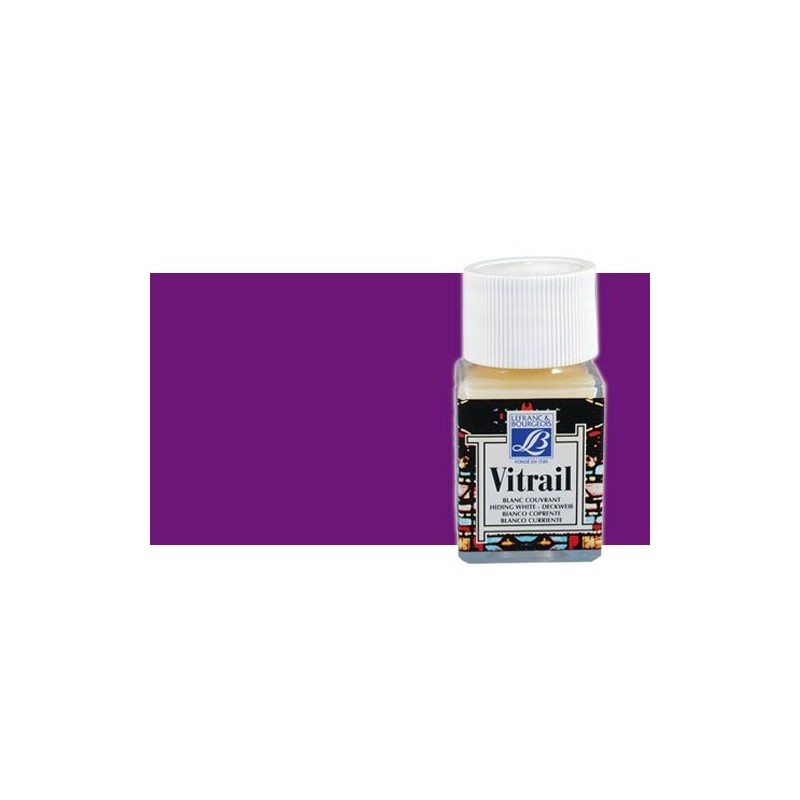 \nMaterial Bellas Artes - Pintura - Pintura Cristal Violeta Vitrail Lefranc, 50 ml.-601 | totenart.com