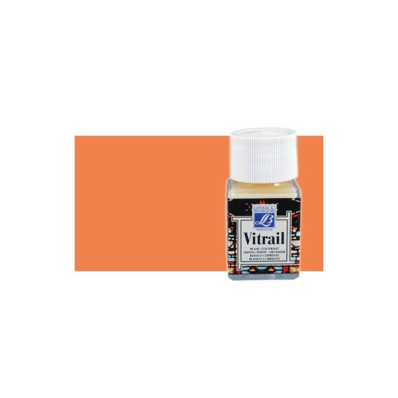 \nMaterial Bellas Artes - Pintura - Pintura Cristal Naranja Vitrail Lefranc, 50 ml.-201 | totenart.com